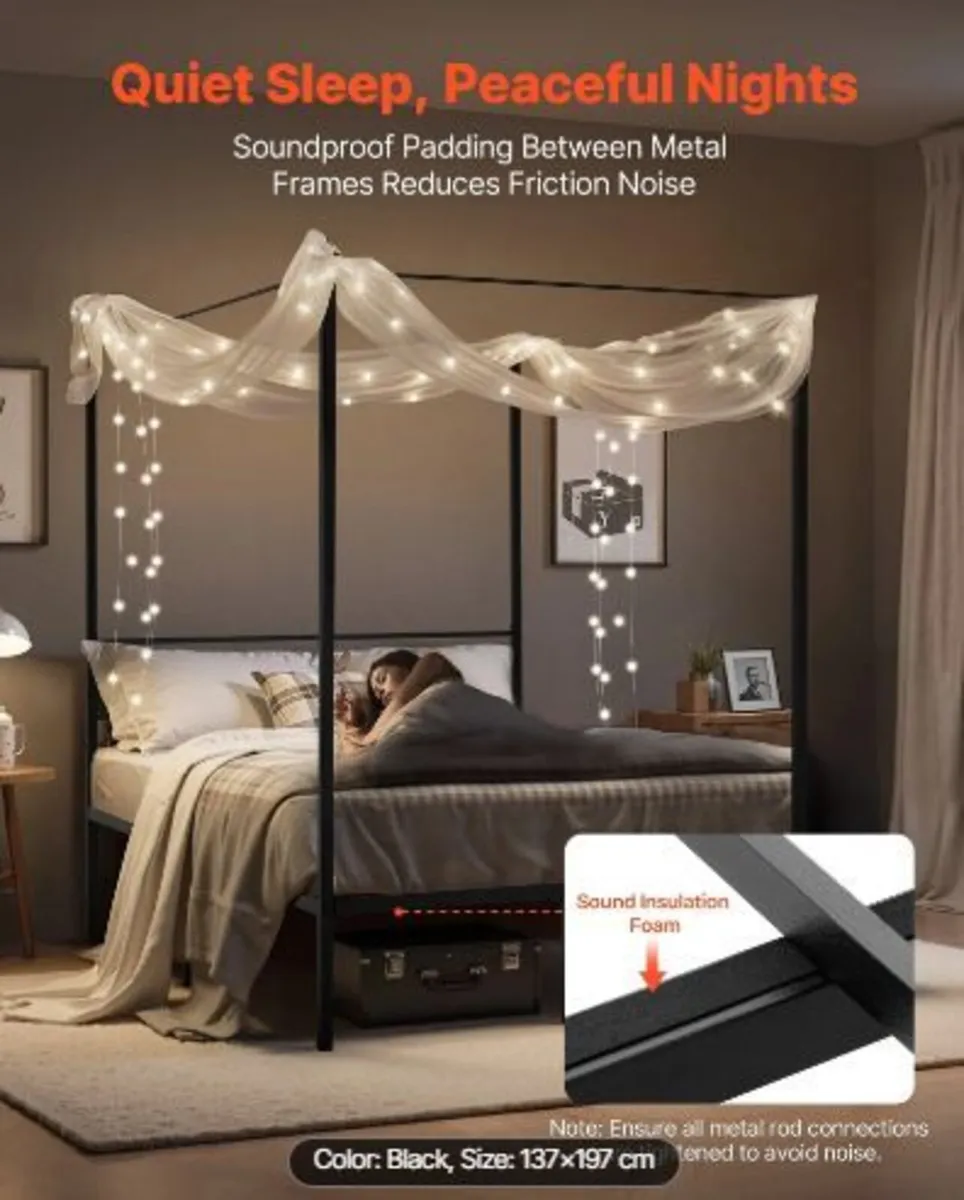 Full Size Canopy Bed Frame - Image 1