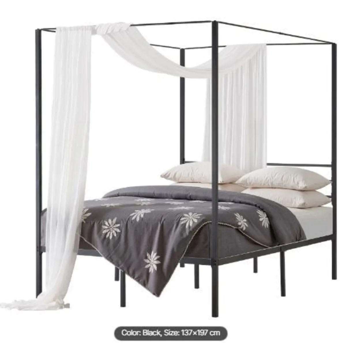 Full Size Canopy Bed Frame - Image 2