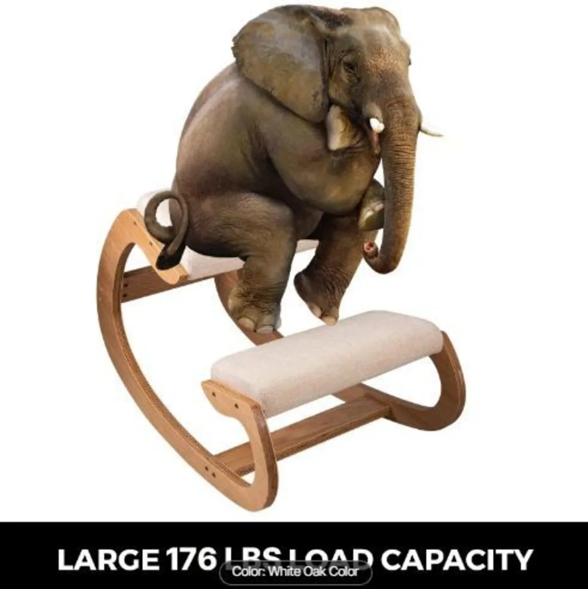 Ergonomic Kneeling Chair 99.8 kg Load - Image 2