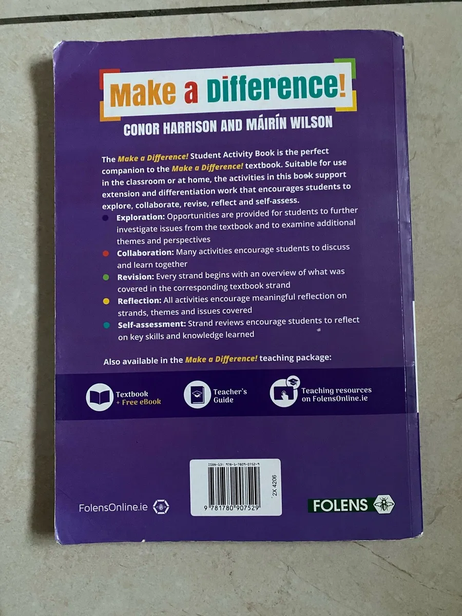 Make a Difference Junior Cycle CSPE student book - Image 2