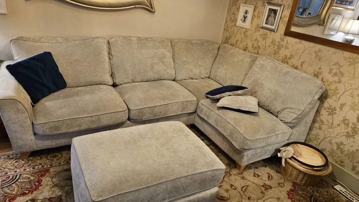 Large Beige Sofa - Image 3