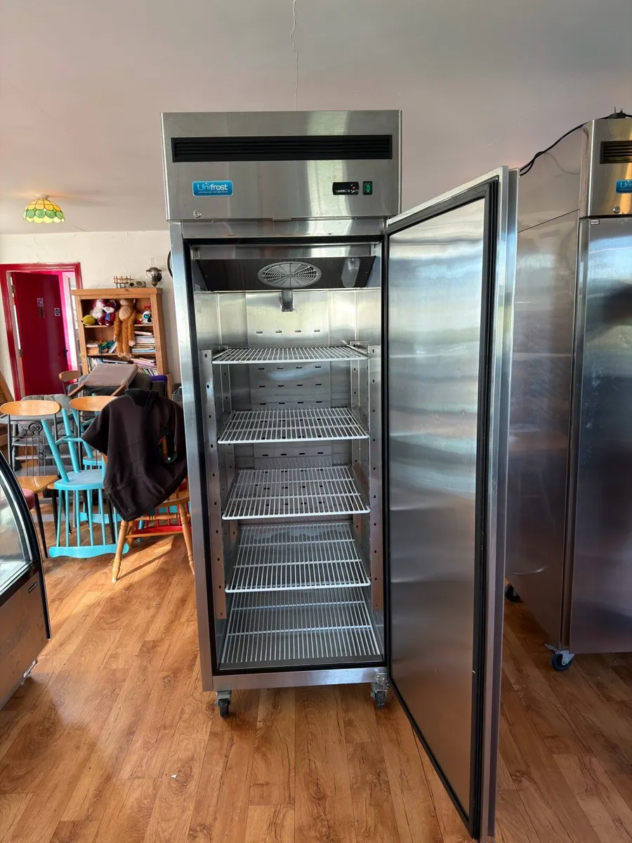 Unifrost stainless steel fridge - Image 1