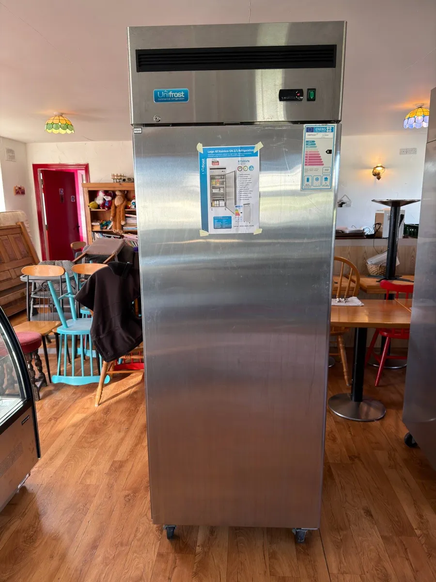 Unifrost stainless steel fridge - Image 2