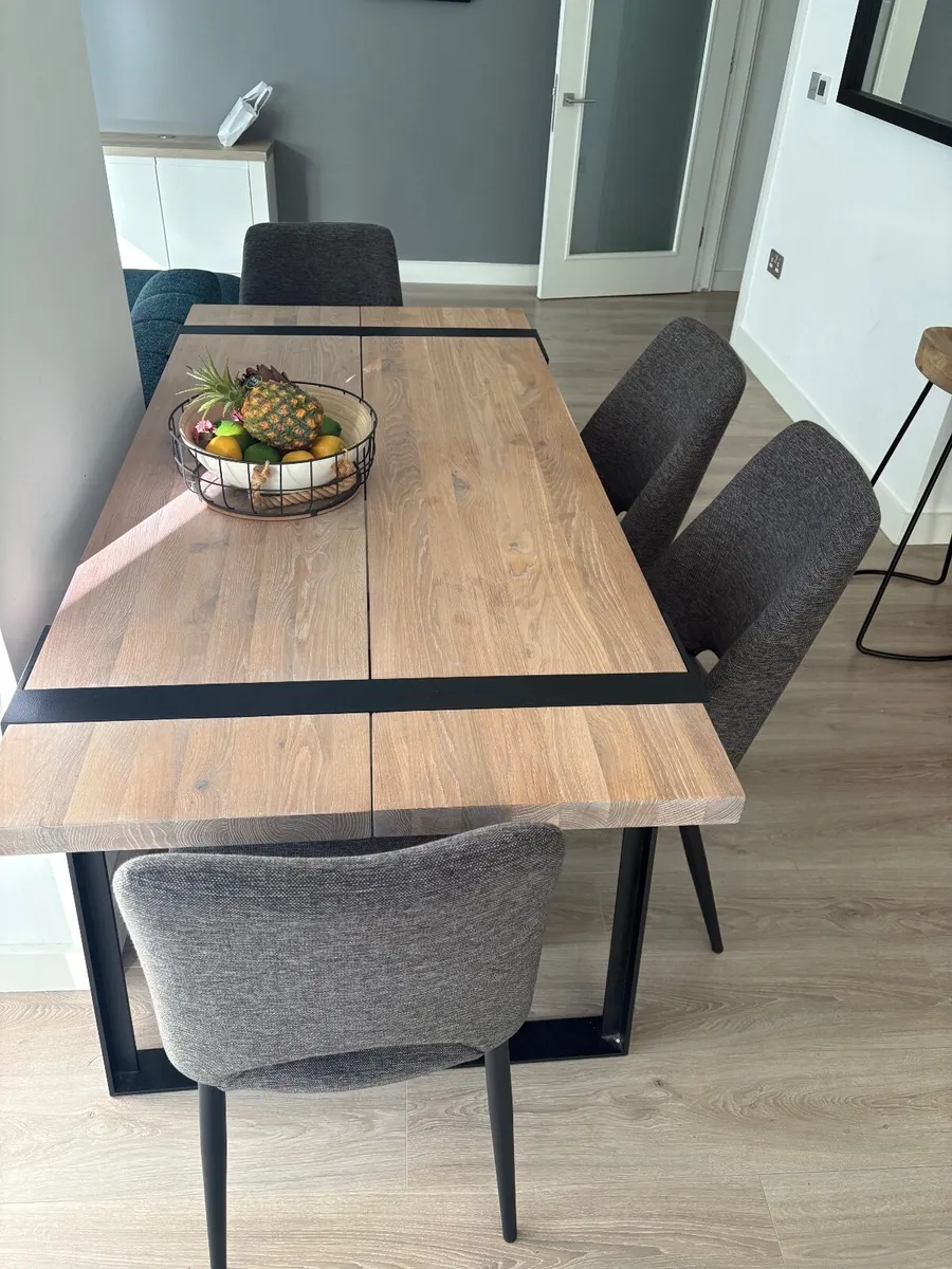 Dining Table & 4 Chairs - Image 1