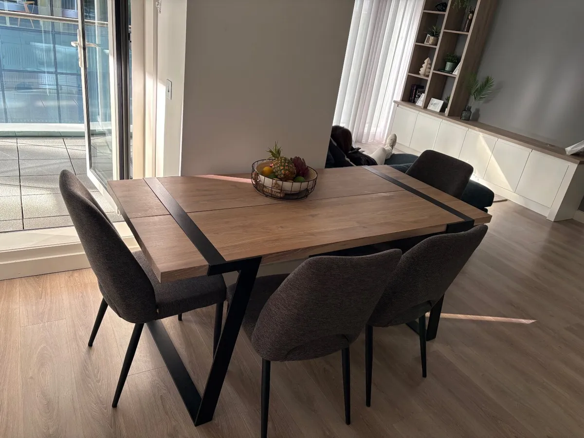 Dining Table & 4 Chairs - Image 2