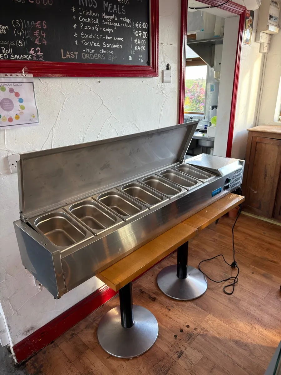 Chilled preparation & showcase stainless steel - Image 1