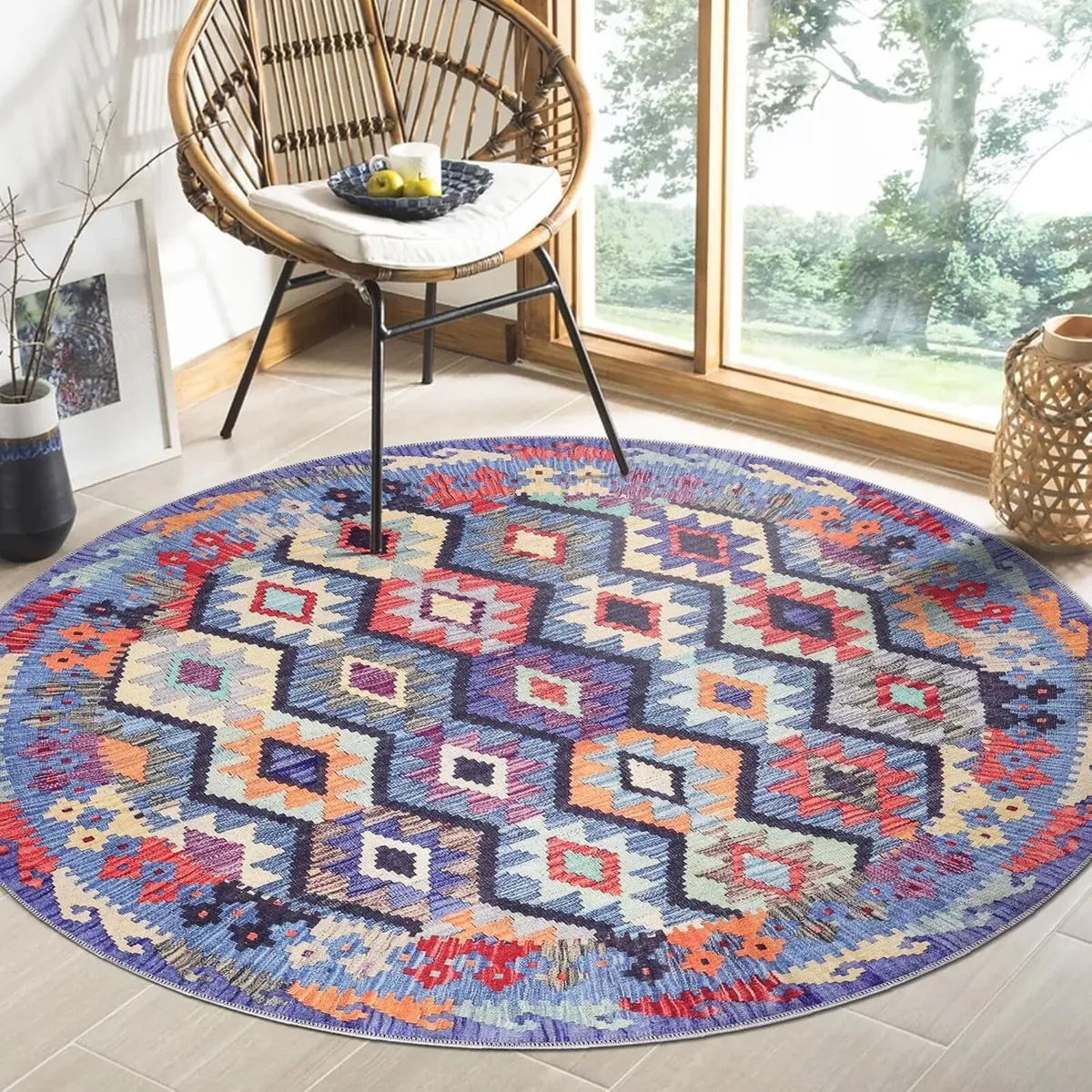 Washable Area Rugs for Living Room Traditional - Image 1