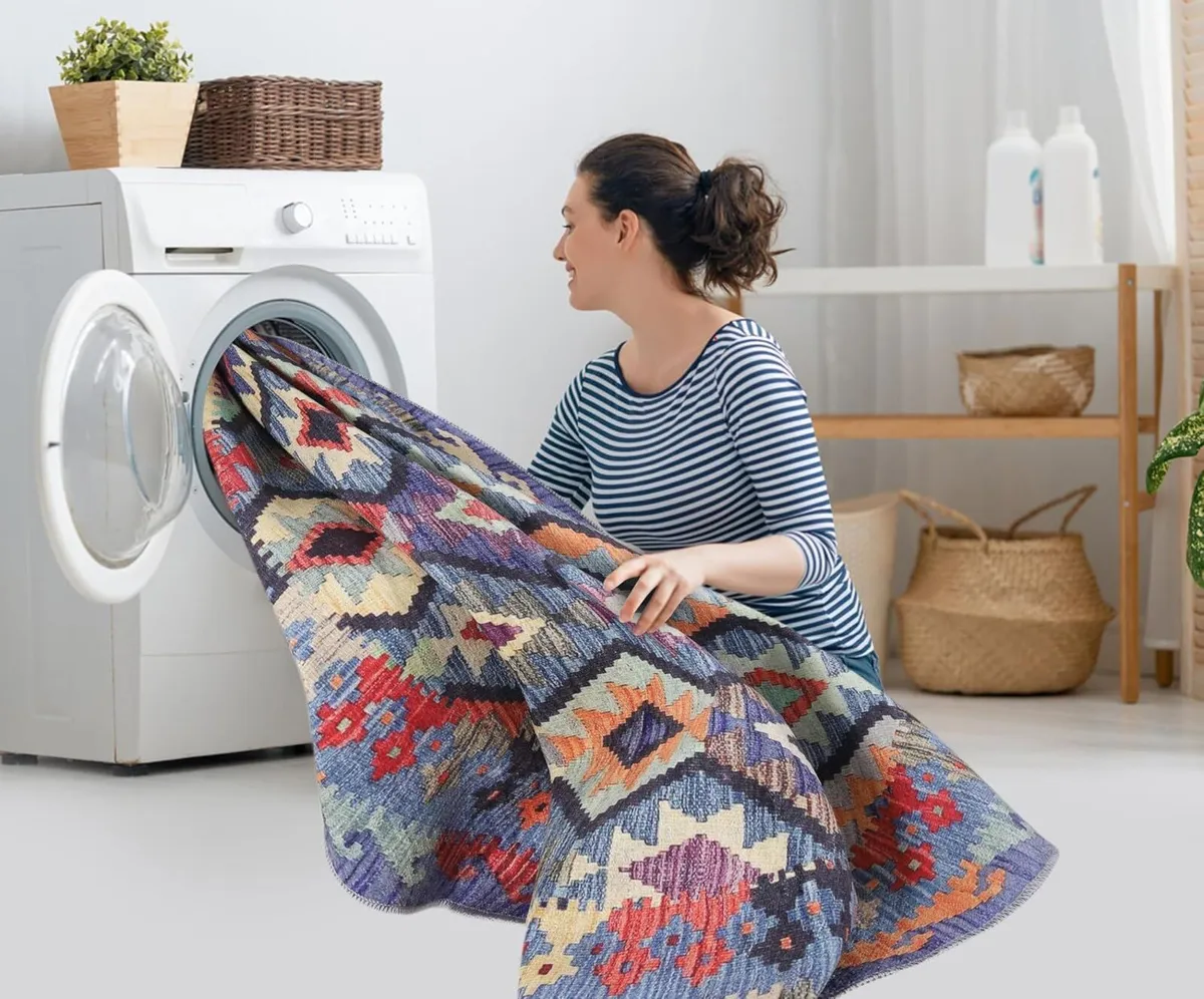 Washable Area Rugs for Living Room Traditional - Image 4