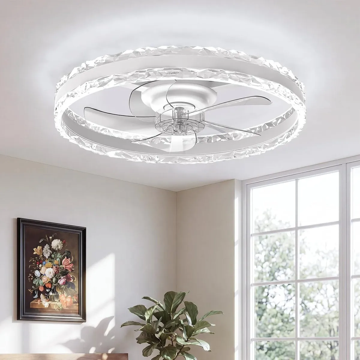 Ceiling Fan with Light and Remote - Image 1