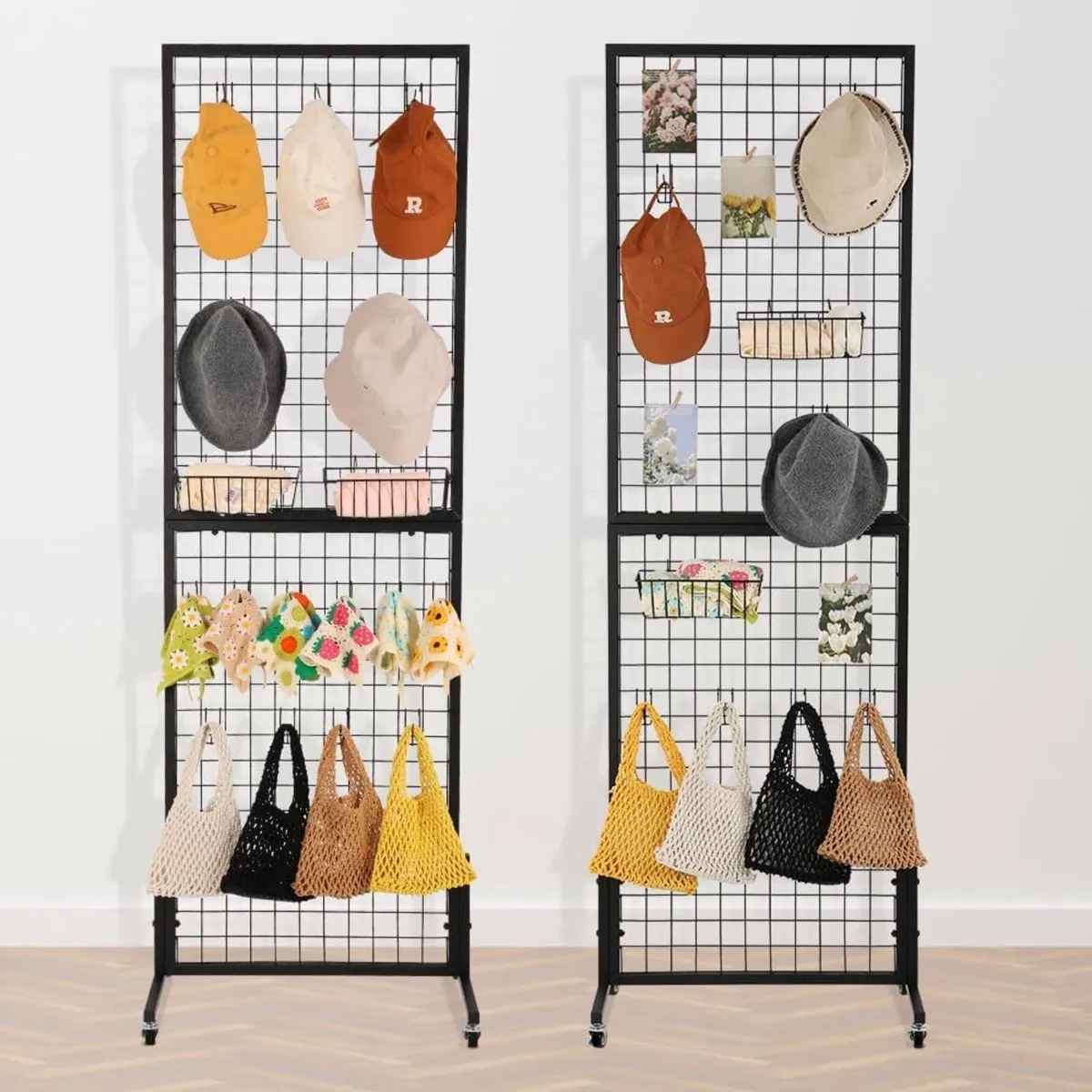 Freestanding Grid Wall Panel Standing Wire - Image 2