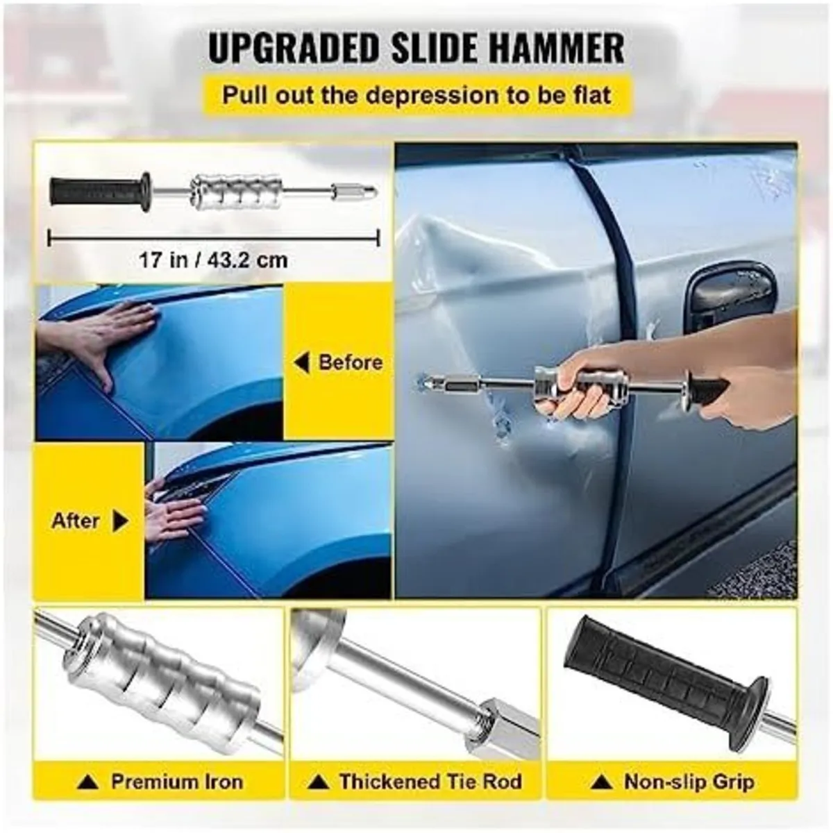 Auto Body Repair Stud Welder Dent Puller Kit - Image 3