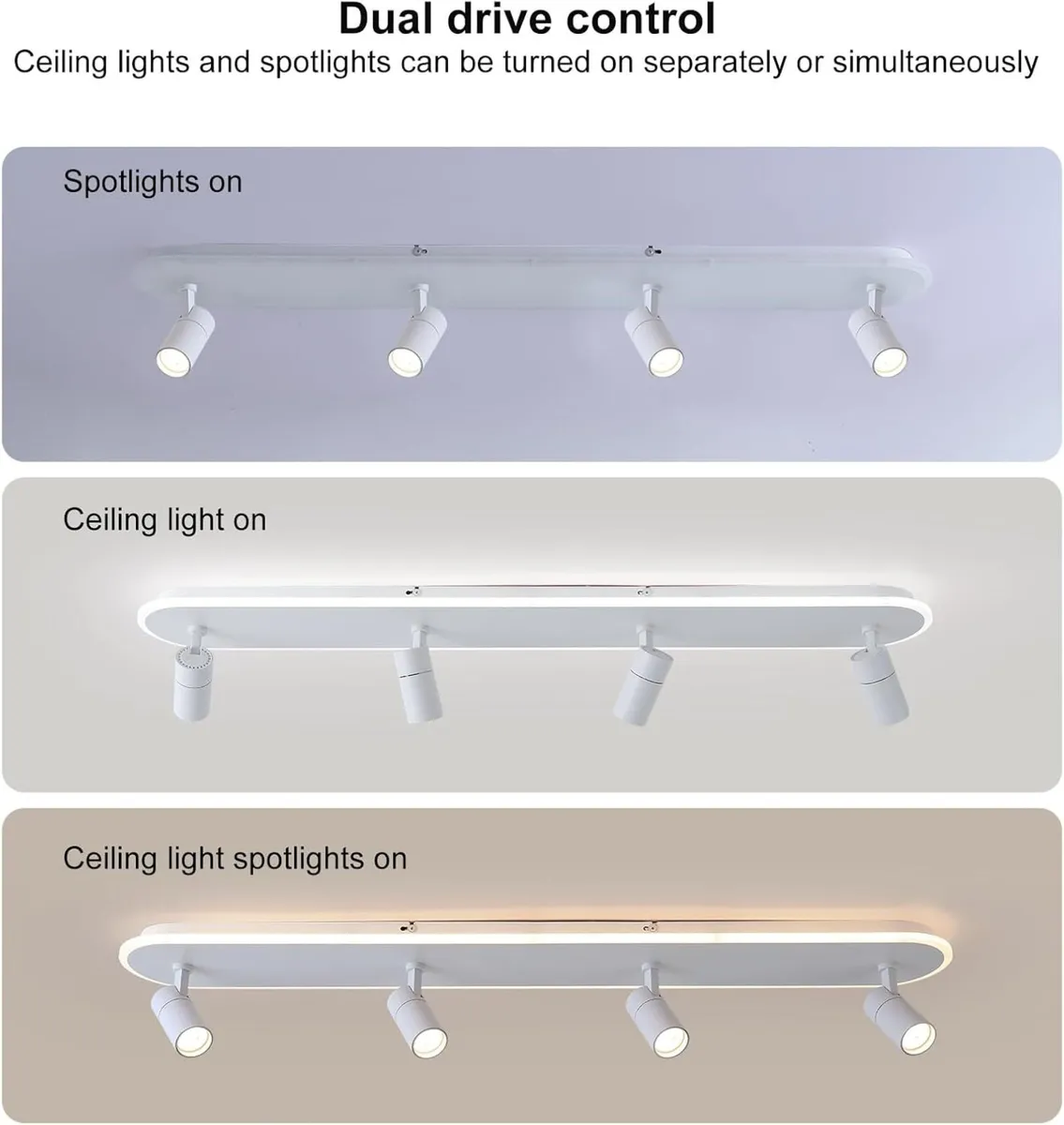 Modern Kitchen Lights Ceiling 123CM Flush LED - Image 4