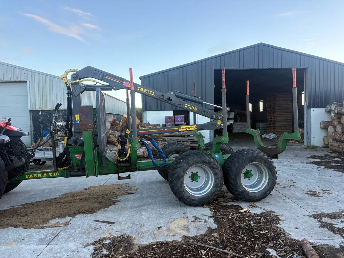 Farma T12 log trailer - Image 2