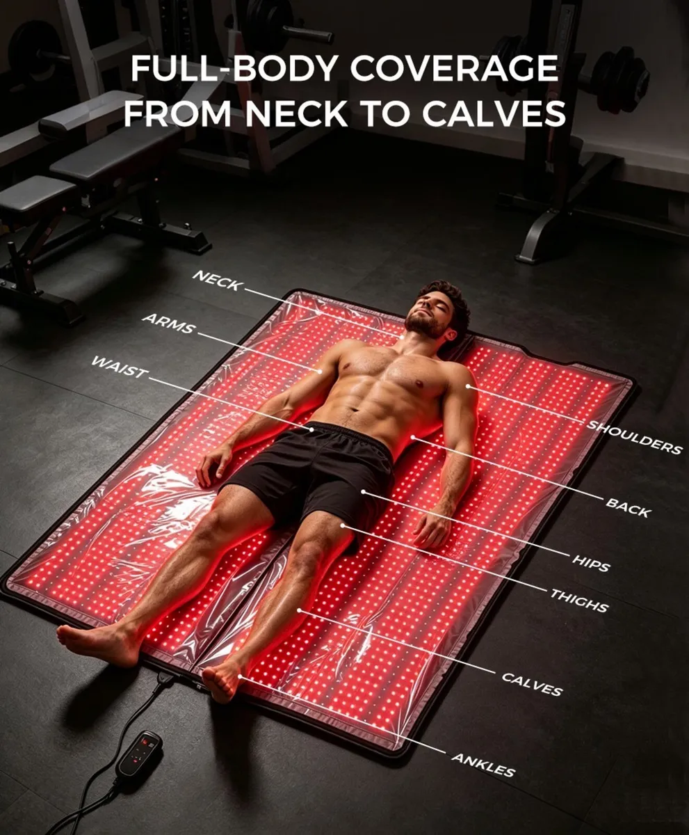 Red light therapy blanket (new in box) - Image 1