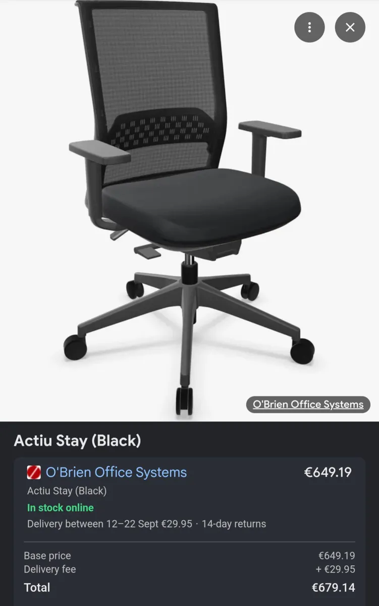 Ergonomic office chair