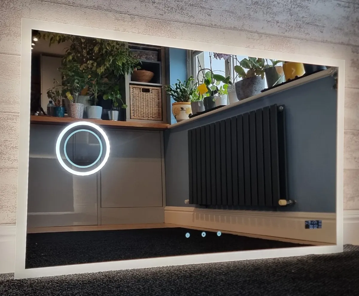 LED Bathroom Mirror Bluetooth Speakers - Image 4