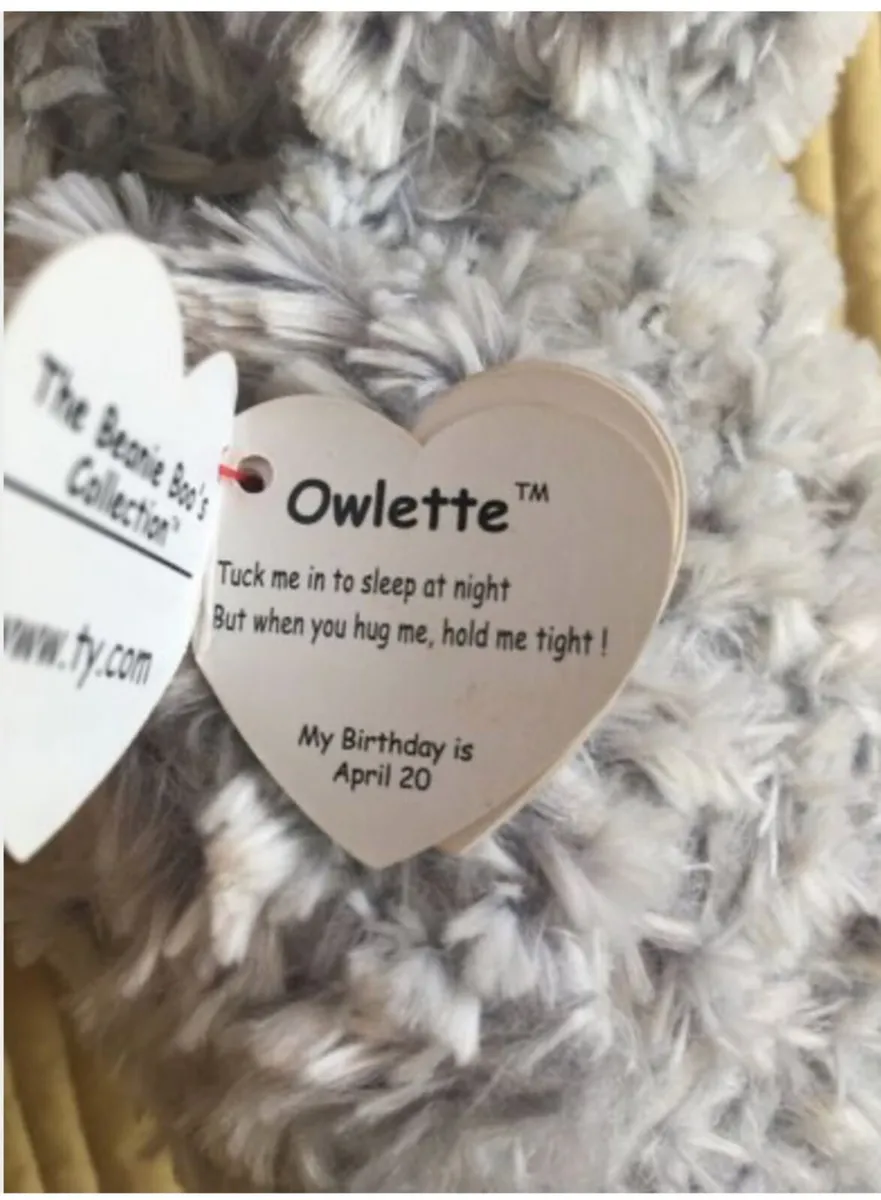 Owlette Beanie Boo TY Teddy BNWT - Image 4