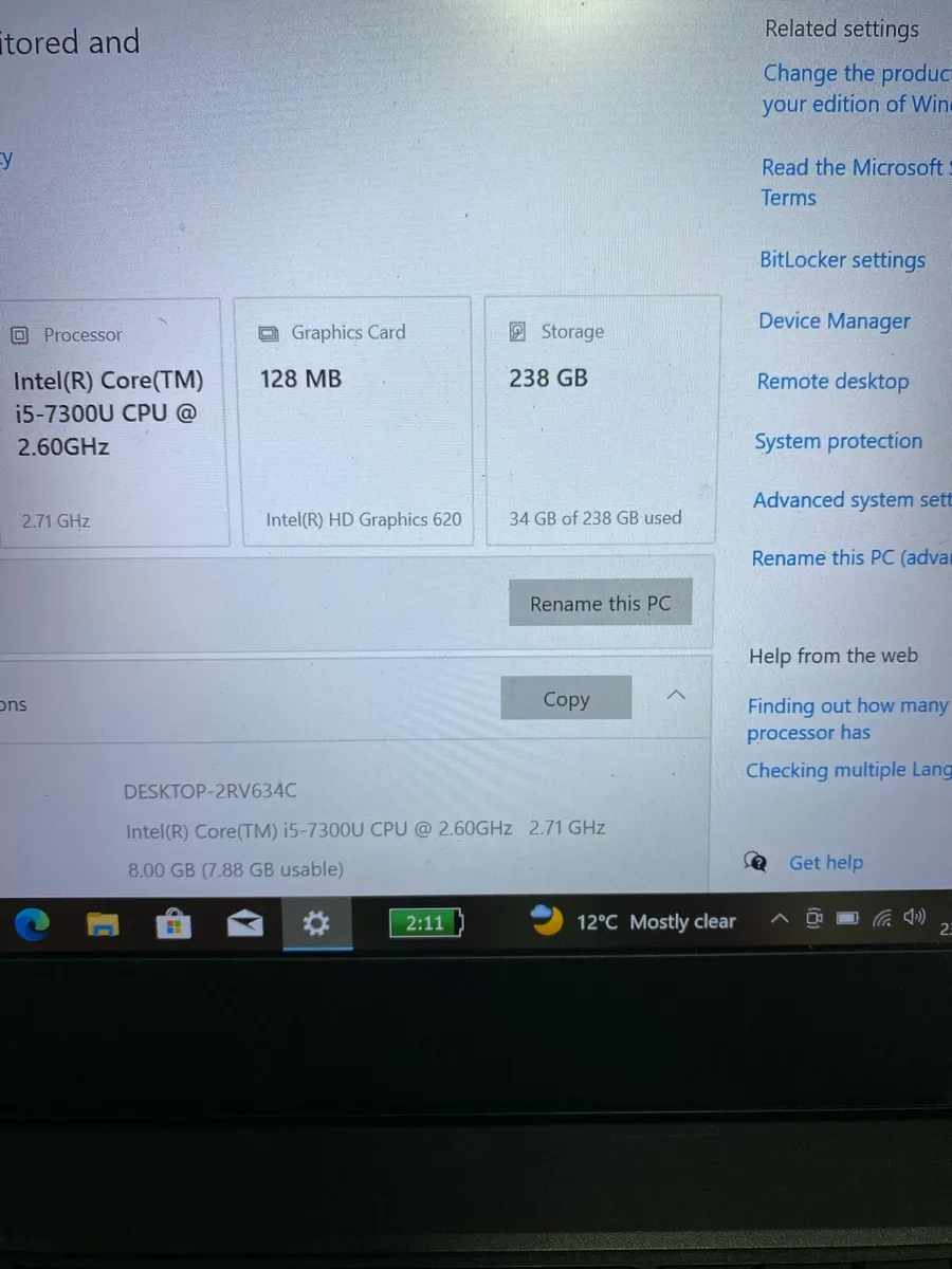 Lenovo T470 i5 pro 8/256 - Image 4