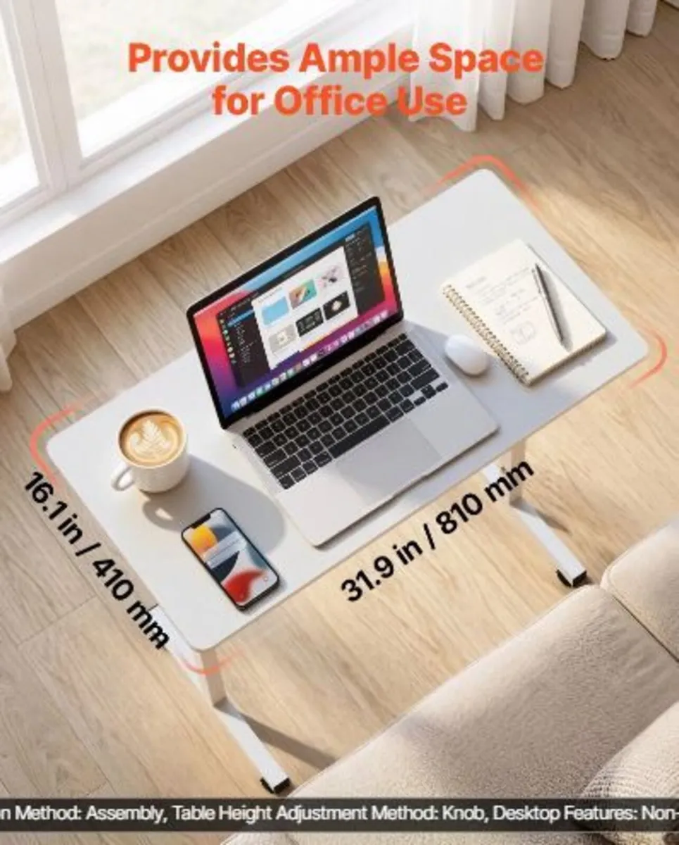 Standing Desk, Adjustable Height Mobile Stand Up - Image 2