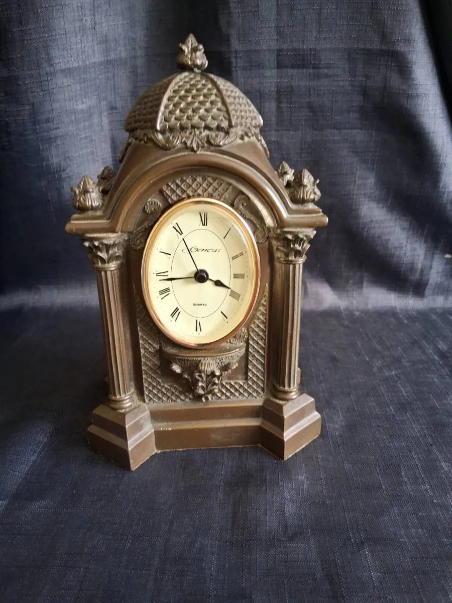 Genesis Bronze Oval Clock - Image 1