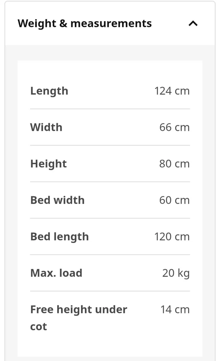 Baby cot - Image 3
