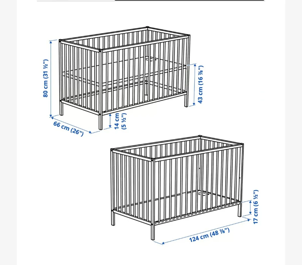 Baby cot - Image 4