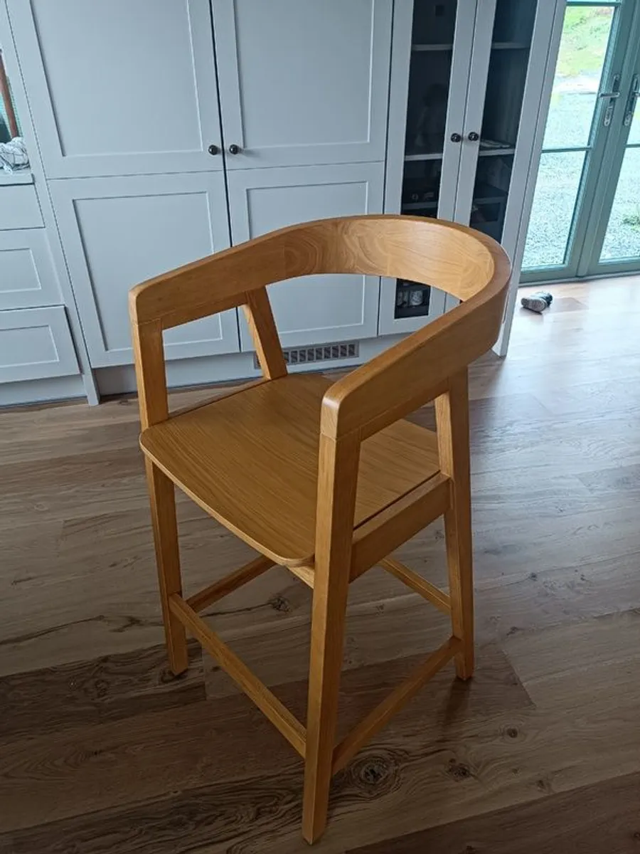 Ella Classic Oak Bar Stool / Island stool - Image 3