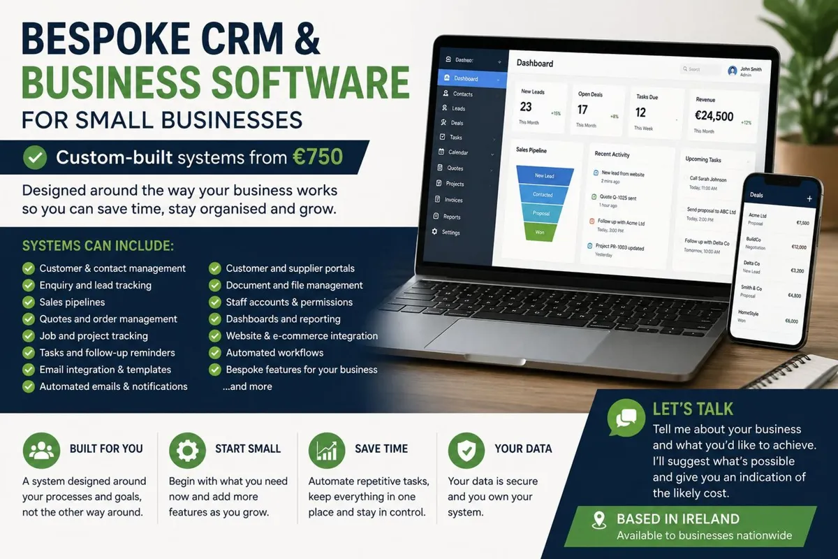 Bespoke CRM & Business Management Systems