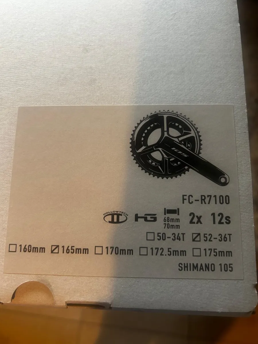 Shimano 105 crankset 12 speed - Image 2