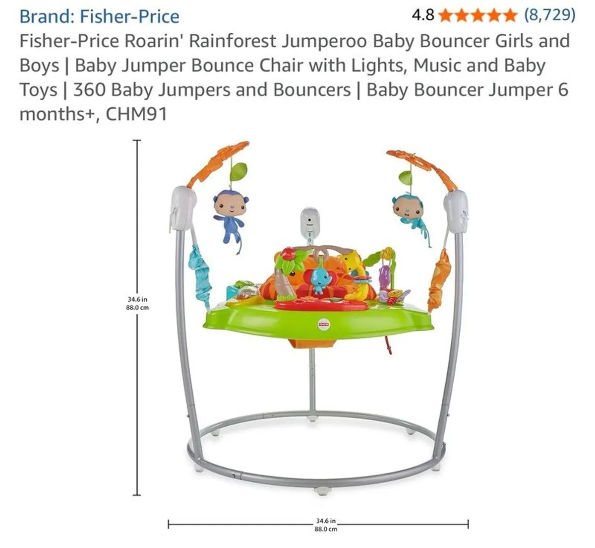 Fisher Price Jumperoo - Image 2