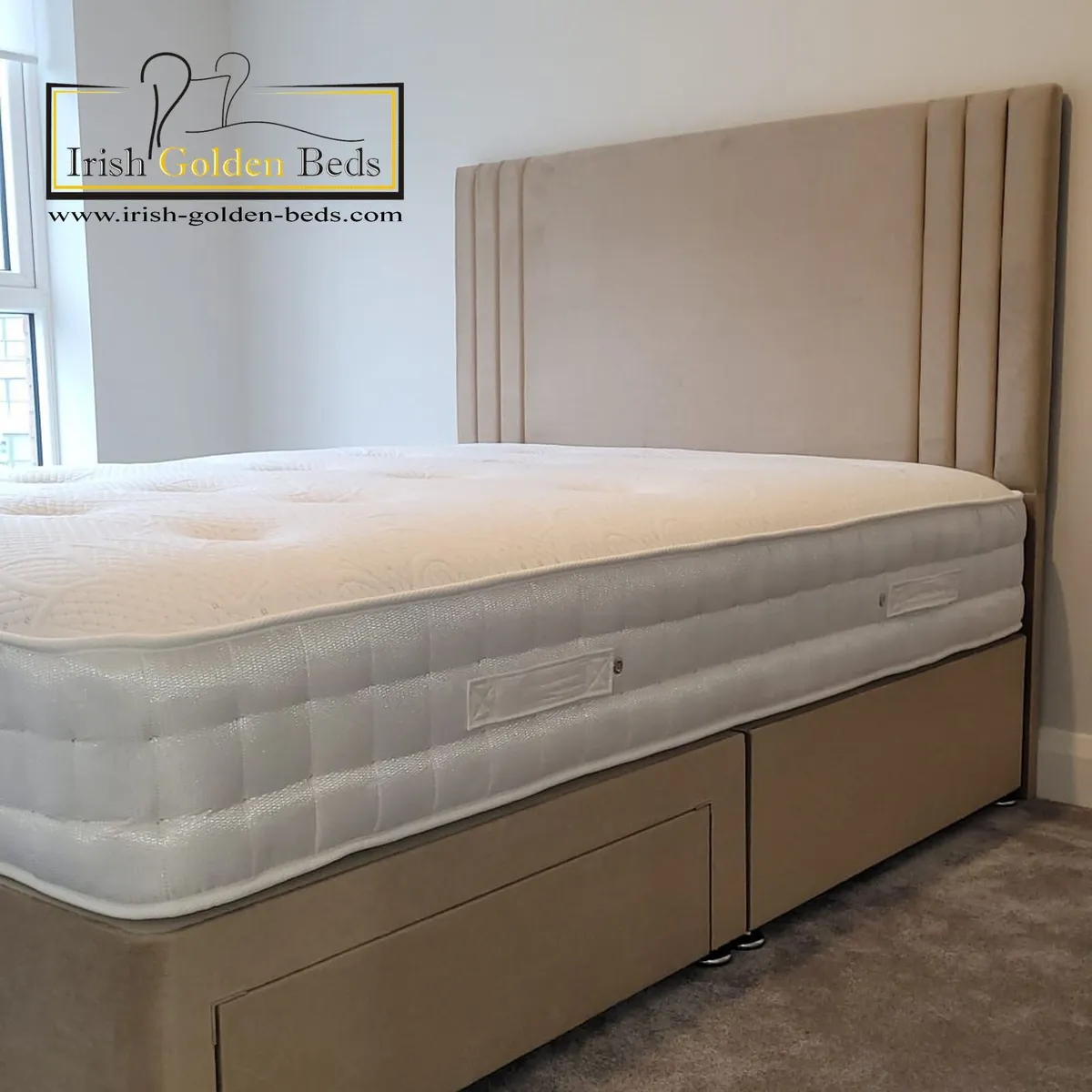 bed frame and headboard, free delivery - Image 1