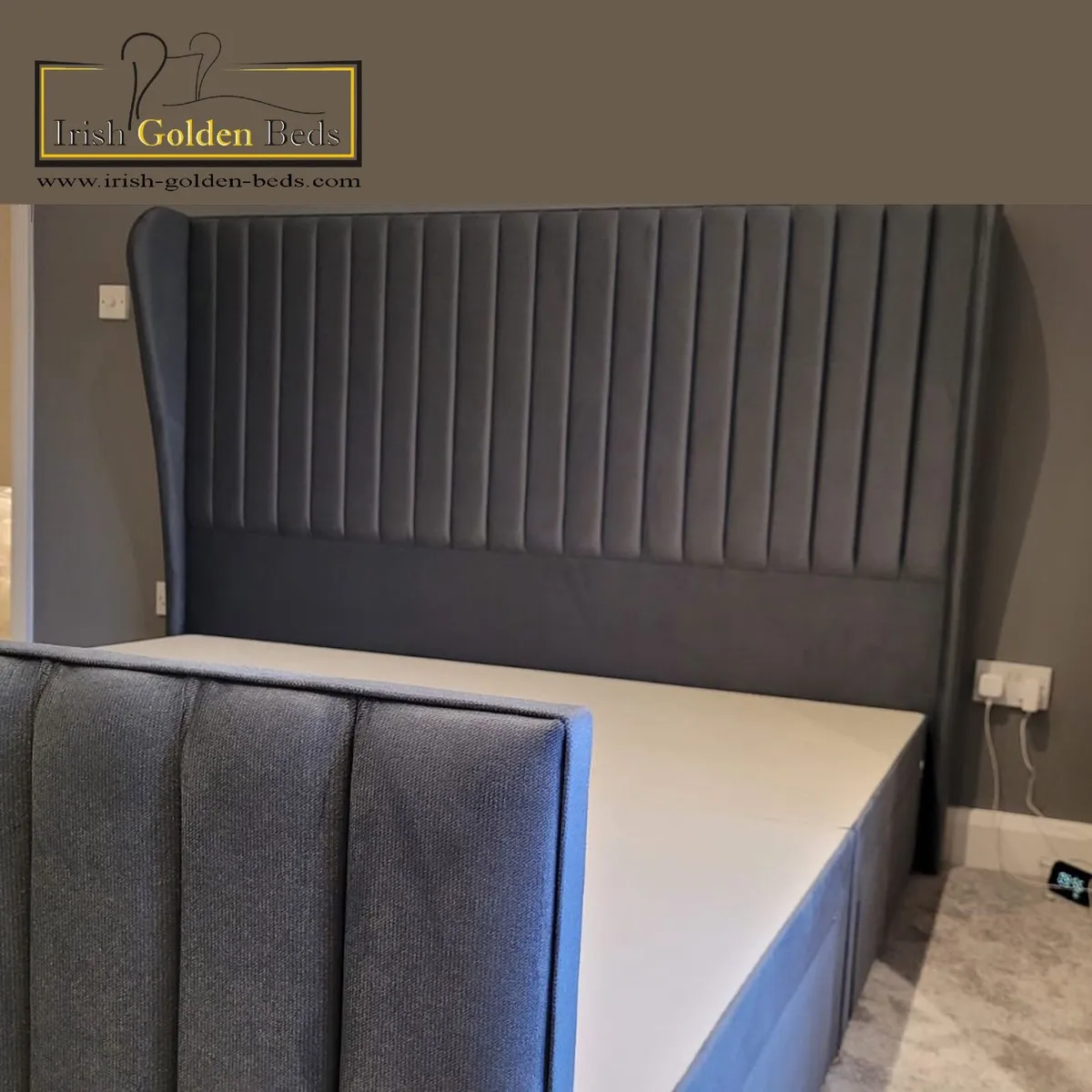 bed frame and headboard, free delivery - Image 2