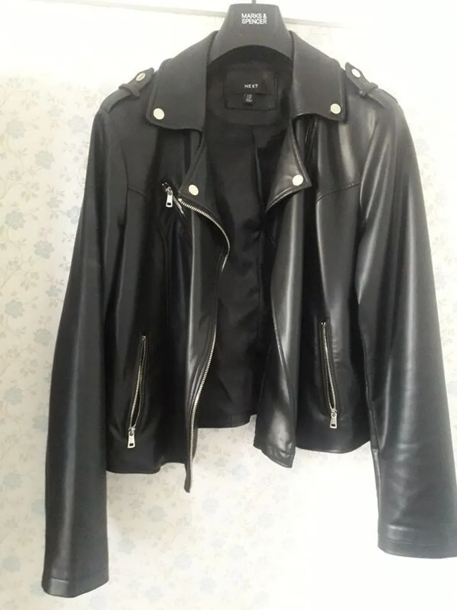 Next Faux Leather Jacket - Image 1