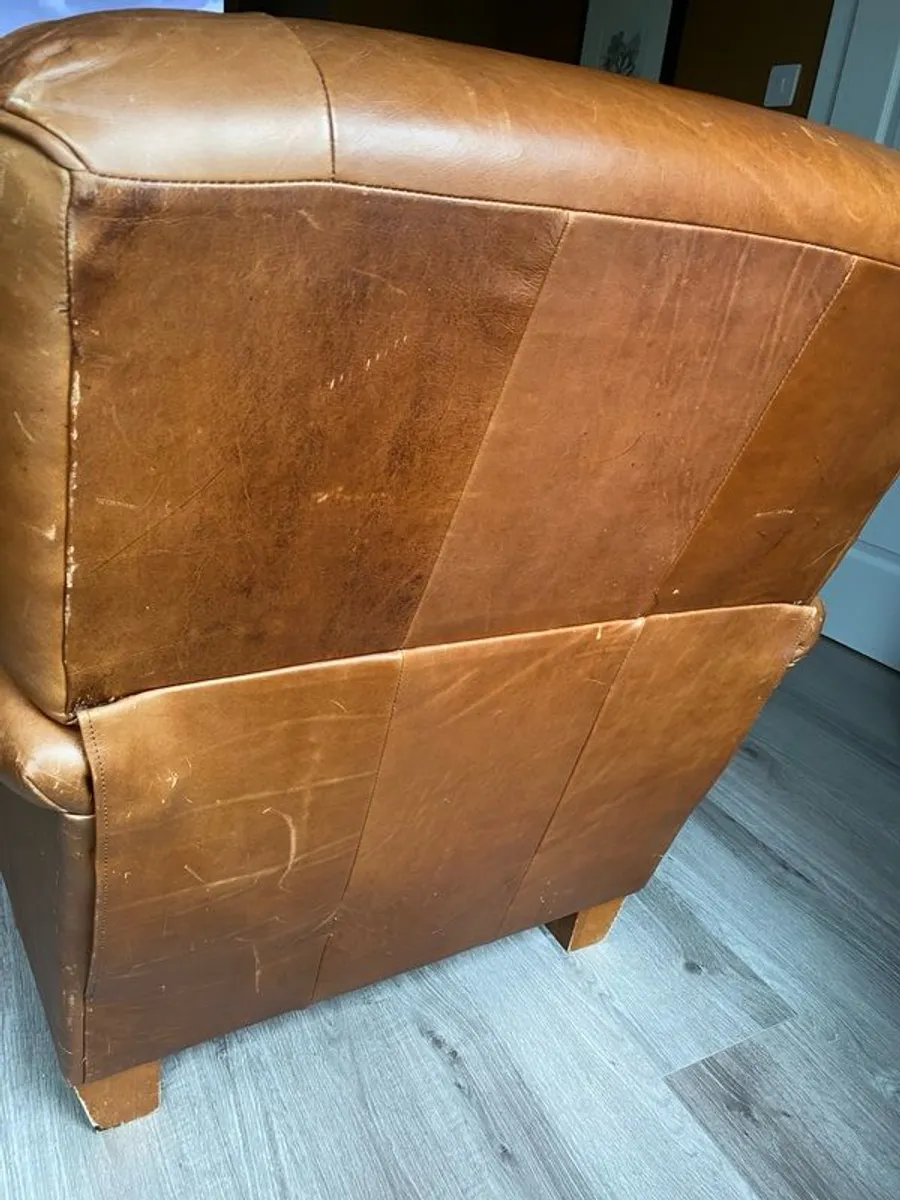 M&S Leather Reclining armchair - Image 2