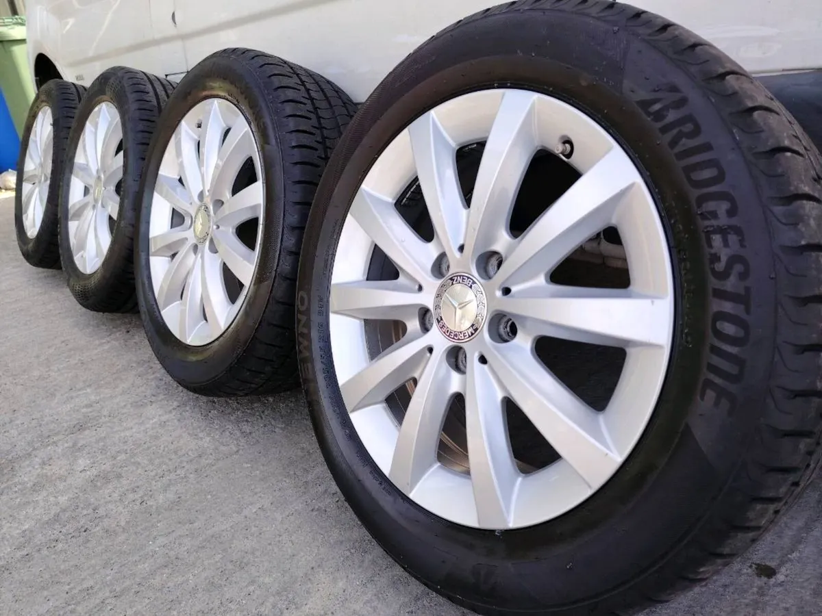 Mercedes alloy wheels - Image 1