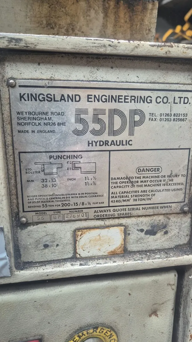 Kingsland 55 ton Double-Ended Hyd Punch - Image 2