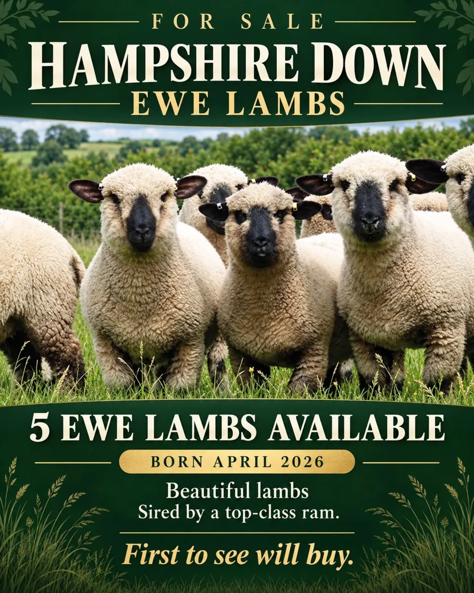 Hampshire Down Lambs - Image 1