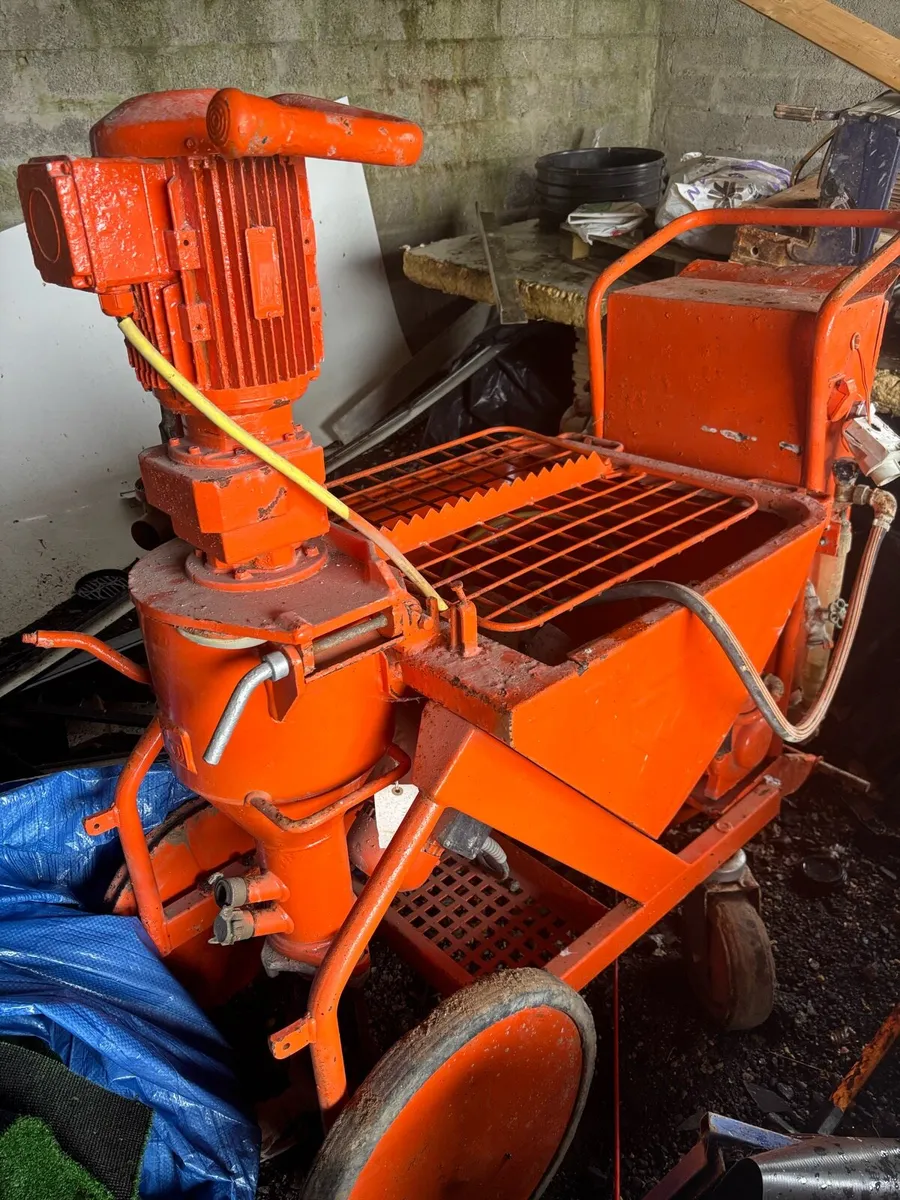 plastering/rendering machine - Image 1