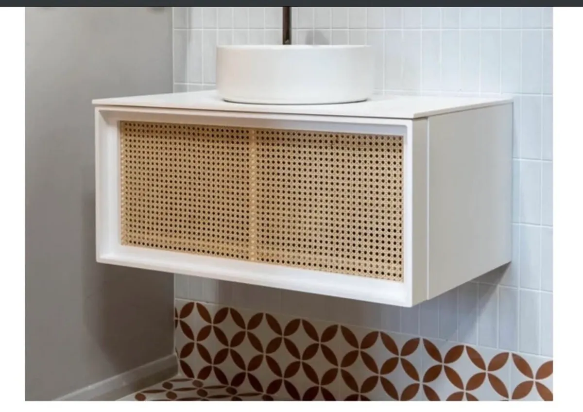New 800mm bathroom vanity and solid countertop - Image 1
