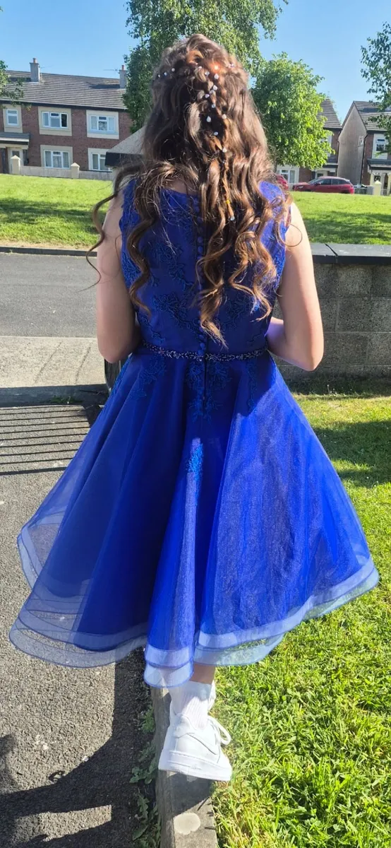 Royal Blue confirmation dress - Image 1