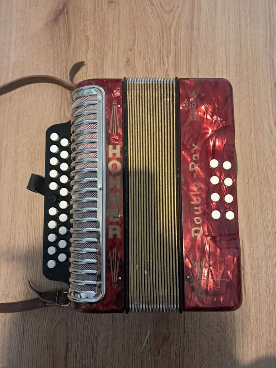 Hohner Black Dot button Accordion - Image 1