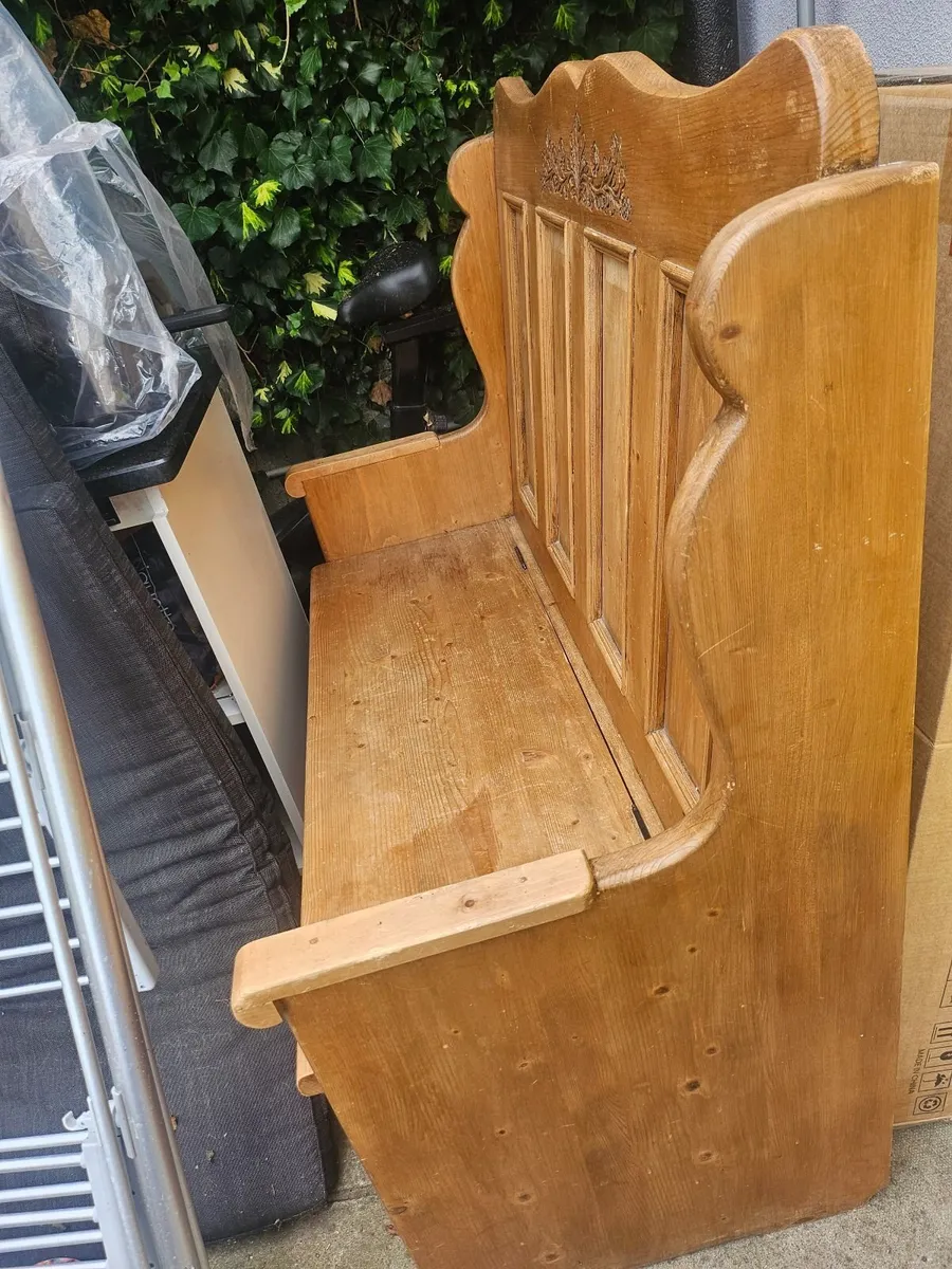 Bench seat with storage - Image 2