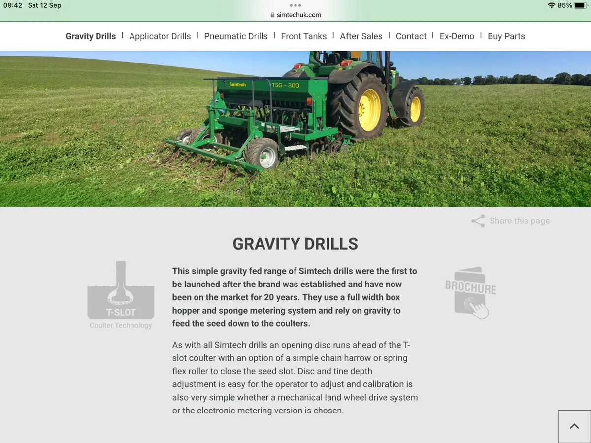New Simtech Grass drill - Image 1