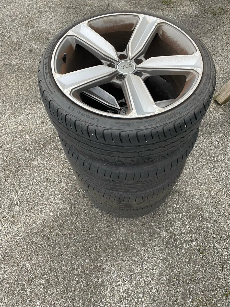 Audi A3 alloys and tyres - Image 1