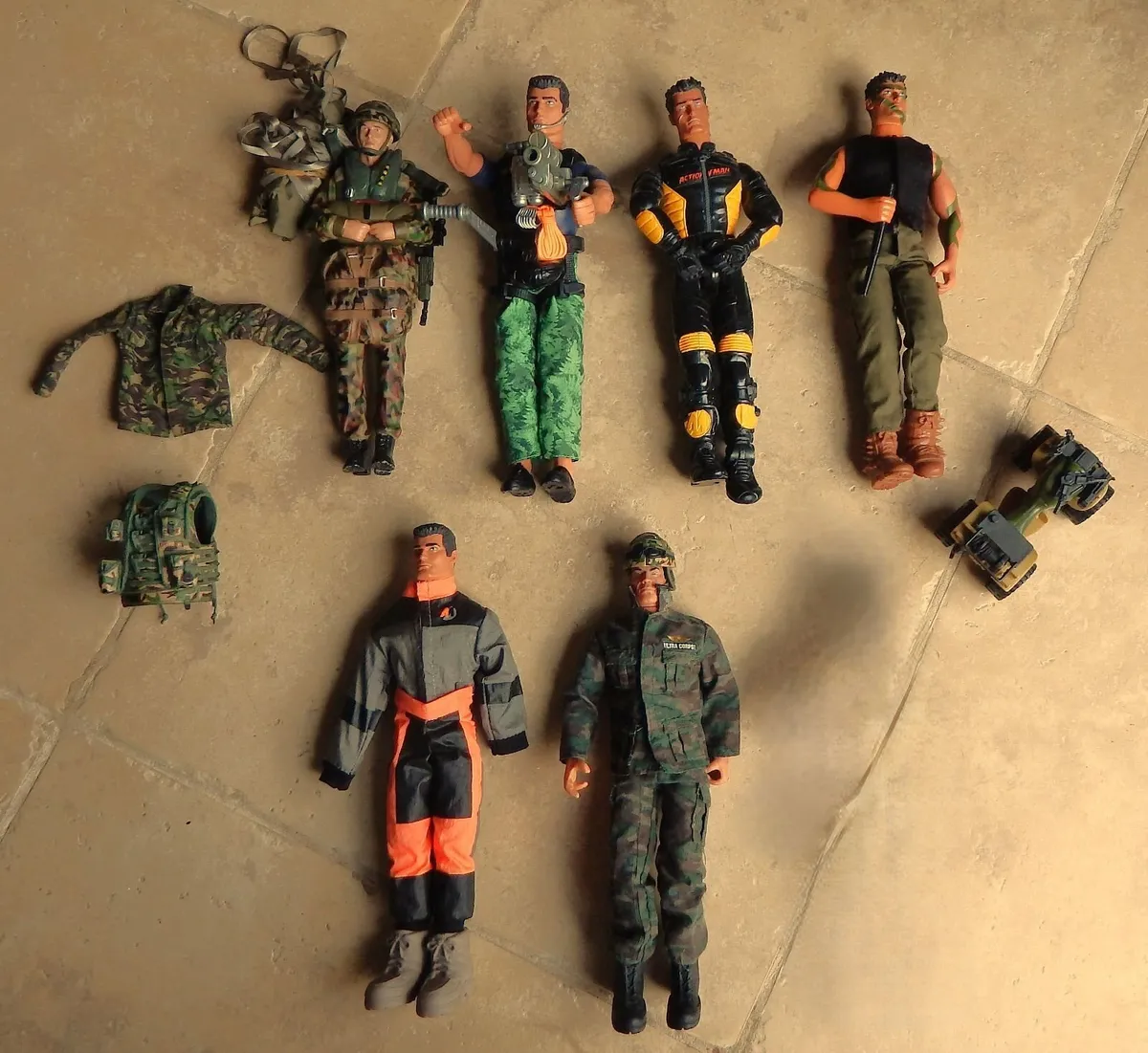 Selection of Action Man Figurines & Accessories - Image 1