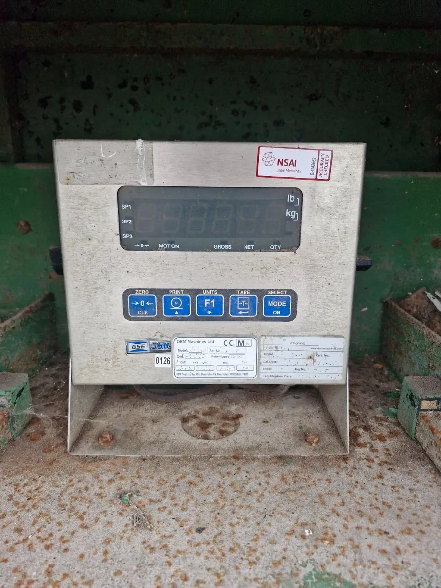 HEAVY-DUTY INDUSTRIAL PLATFORM SCALE – 1500 × 1500 - Image 1