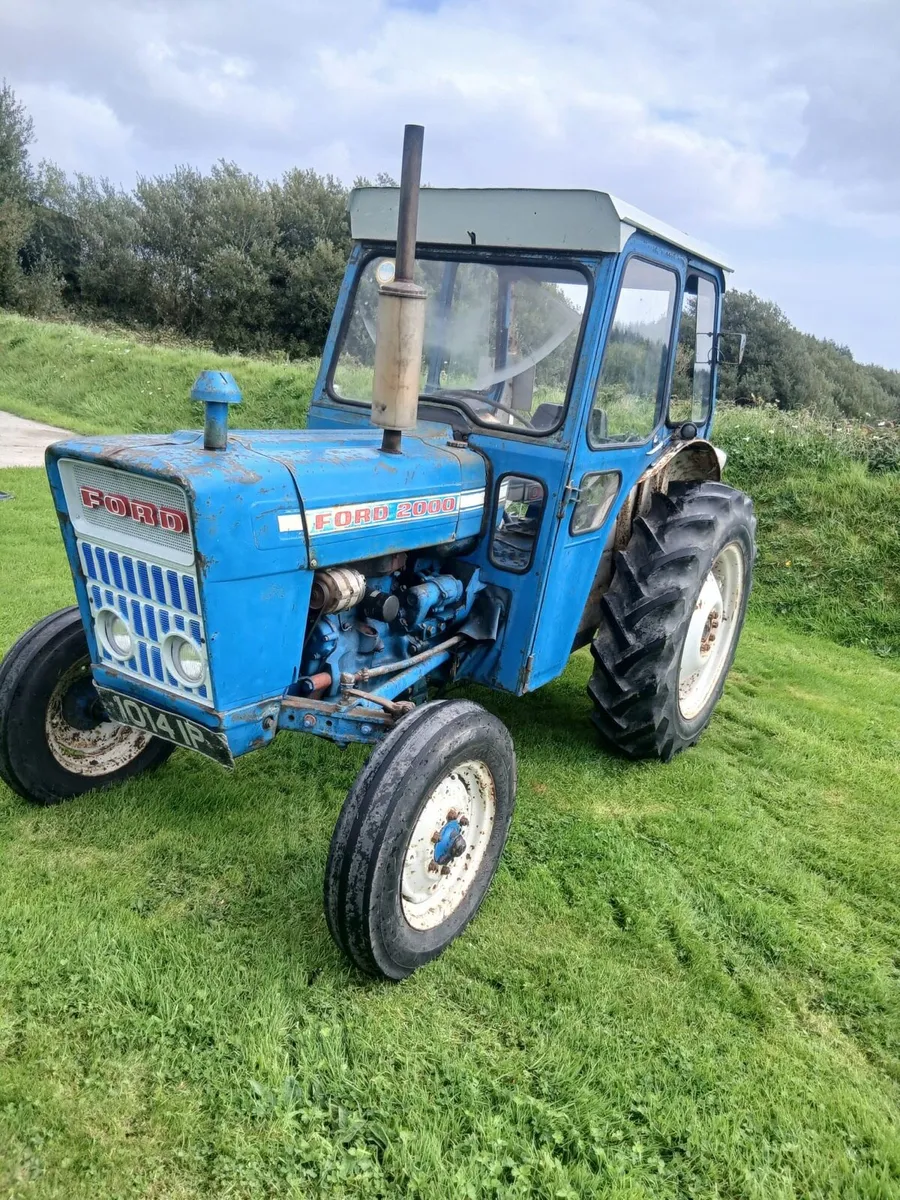 Ransom finger bar mower and Ford 2000 for sale - Image 1
