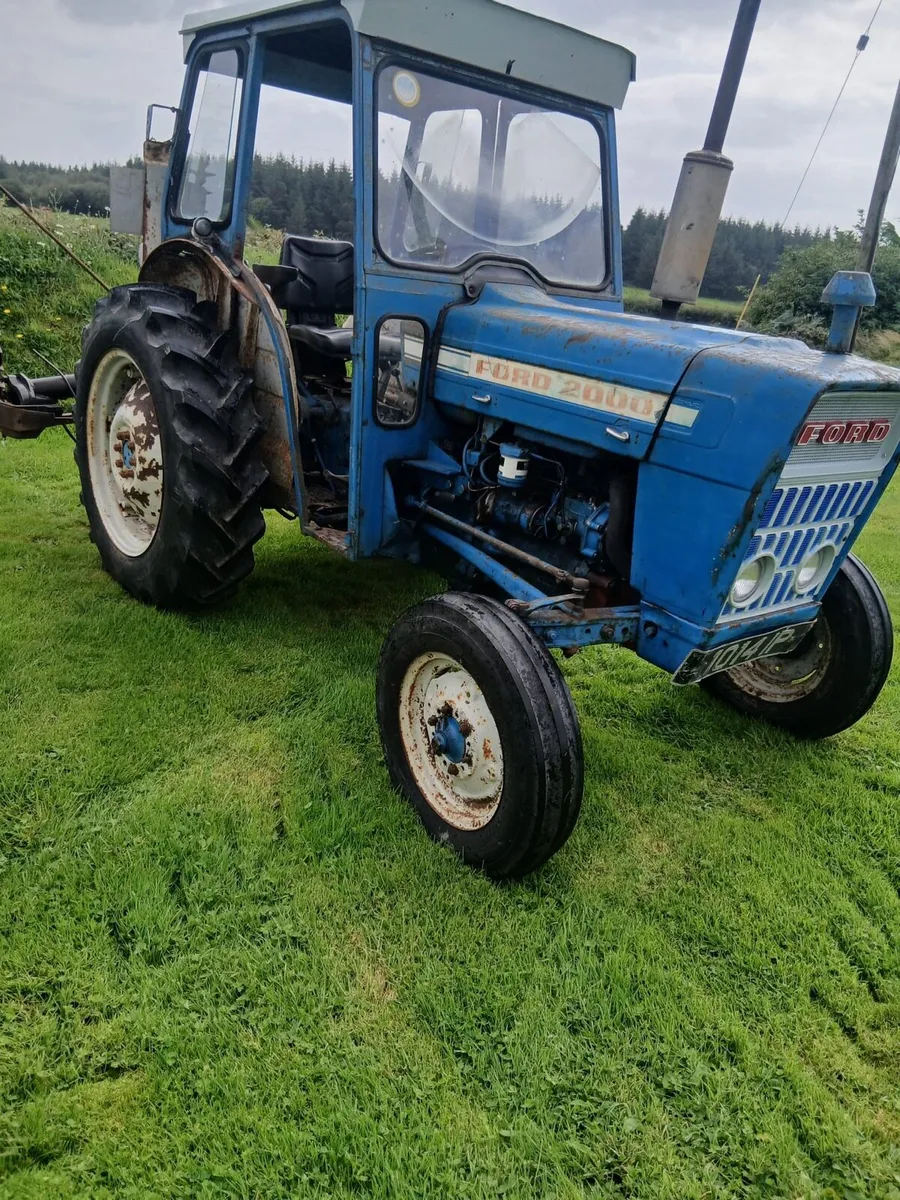 Ransom finger bar mower and Ford 2000 for sale - Image 4