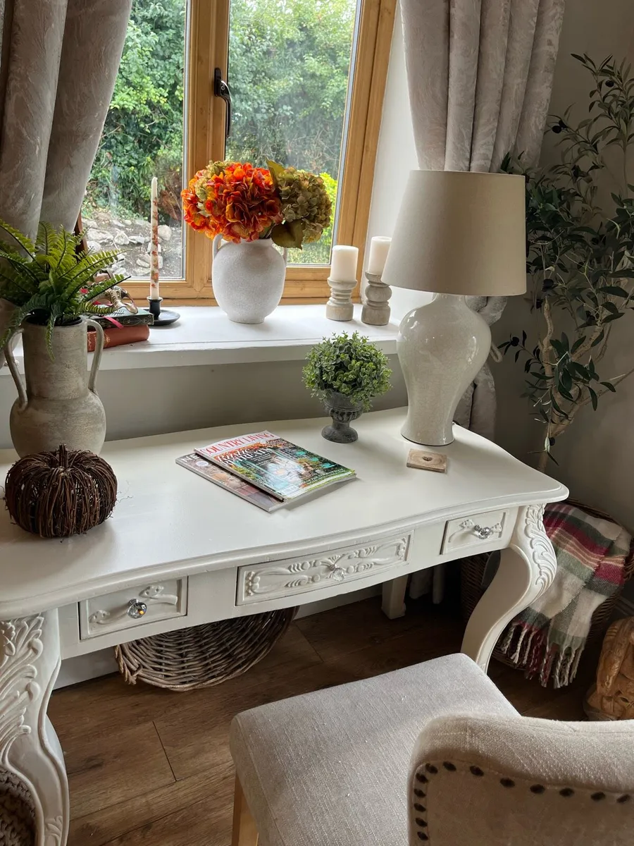 French dressing table / console / desk / table - Image 1