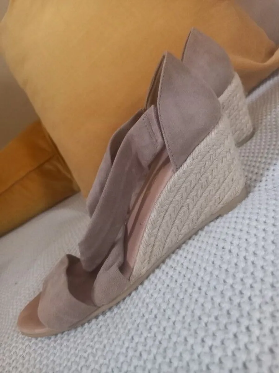 Suede Platform Sandals - Image 2